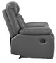 Homelegance® Laconia Dark Gray Manual Recliner-3