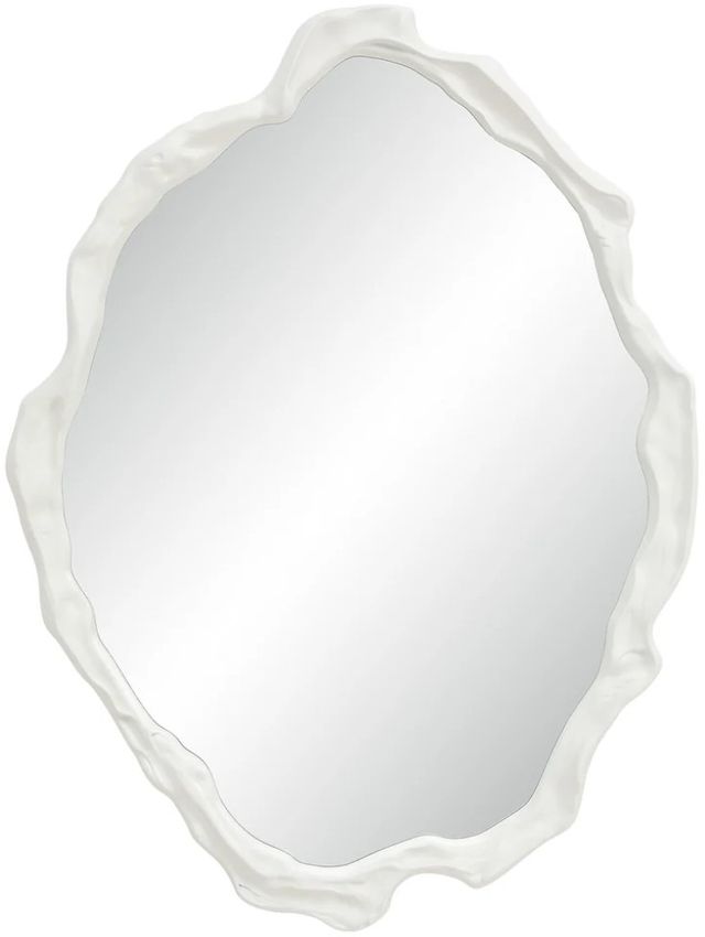 Renwil® Tida Matte White Accent Mirror-0