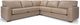 Decor-Rest® Furniture LTD 3786 3-Piece Beige Leather Sectional Sofa-0