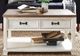 Null Furniture 5519 Toasted Almond Large Rectangular Cocktail with White Base-0