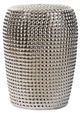A & B Home Silver Ceramic Stool-0