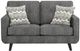 Legends Home Hollywood Stonewash Black Loveseat-0