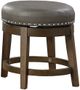 Mazin Furniture Westby Gray Round Swivel Stool-0