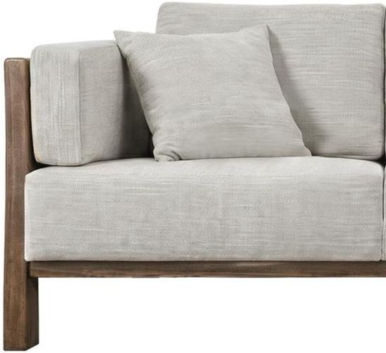 International Furniture Direct Roots Brown/Oyster Loveseat-2