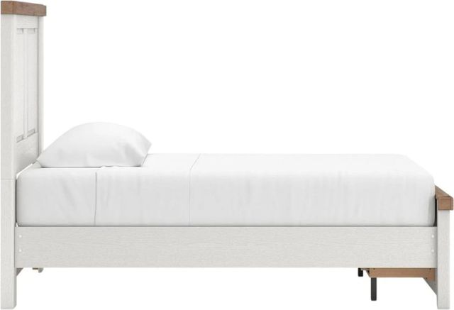 Benchcraft® Savonport Brown/White Youth Twin Panel Storage Bed-3