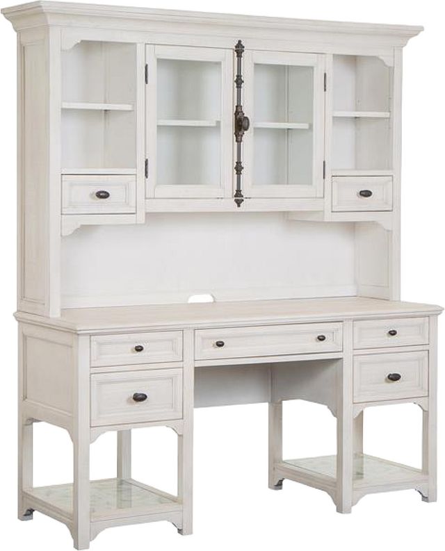 Magnussen Home® Bronwyn Alabaster Desk with Hutch-0