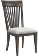 Riverside Furniture Forsyth Gray/Toasted Peppercorn Slat Back Side Chair-0