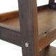 A & B Home Marcia Dark Brown Ladder Desk and Shelf-2