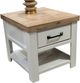 Signature Design by Ashley® Savonport Brown/White Rectangular End Table-0