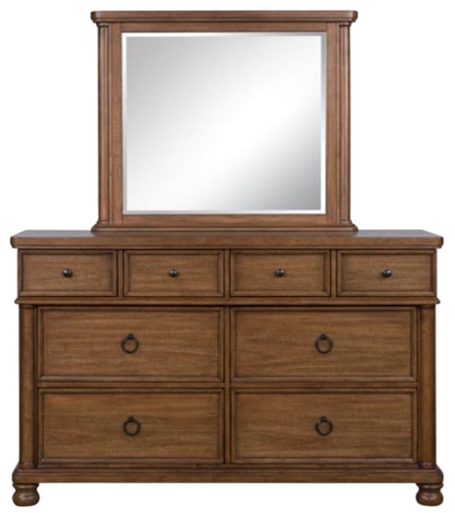 Signature Design by Ashley® Rowlenstown Brown Dresser and Mirror-1