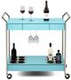 BDI Verra™ 5640 Glass Bar Cart-Aqua-1