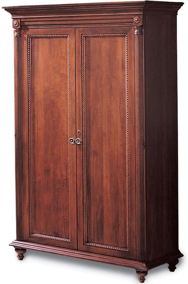 Durham Furniture Savile Row Victorian Mahogany Armoire
