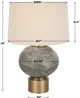 Uttermost® Lunia Gold/Smoky Gray Table Lamp-2