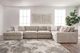Signature Design by Ashley® Nexora-Court 5-Piece Burlap Left-Arm Facing Sectional and Chaise-1