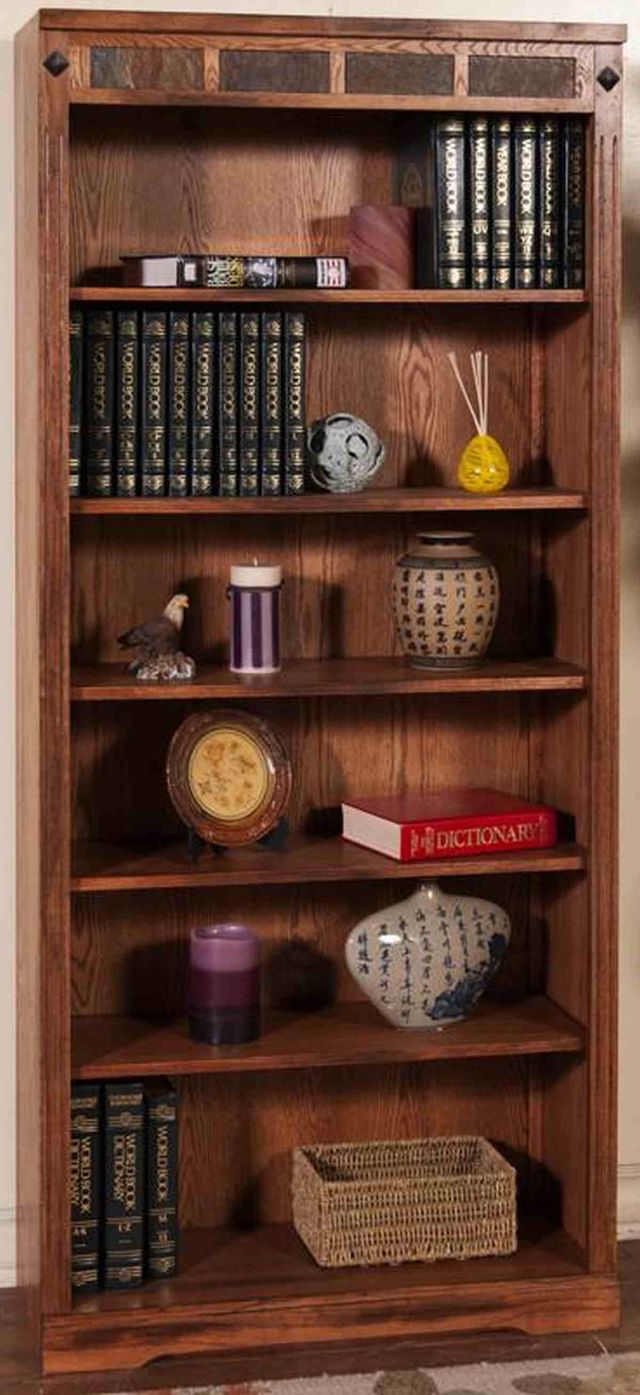 Sunny Designs™ Sedona Rustic Oak 72"H Bookcase-0