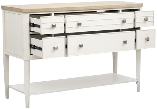 Magnussen Home® Echo Isles Driftwood and Sea Pearl Sideboard-3