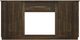 International Furniture Direct Mezquite Brown 70" Console Fireplace-3