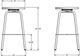 Amisco Customizable Button Swivel Counter Stool-1