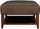 Craftmaster® Customizable CM Leather Cocktail Ottoman with 1-Tray-4