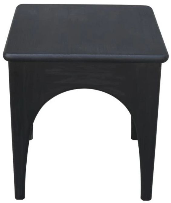 Nest Home Collections Archer Matte Black End Table -2