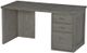 Crate Designs™ Furniture Graphite Lacquer Top Desk-0