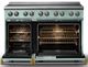 Viking® 5 Series 48" Splash Pro Style Induction Range with Brushed Brass Trim-1