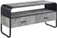 ACME Furniture Raziela Black/Concrete Gray 2-Drawer TV Stand-0