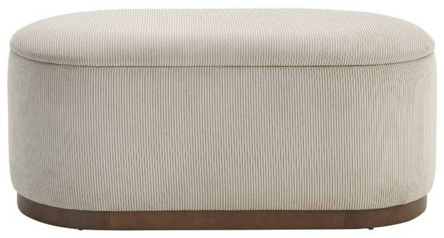 Homelegance® Nell Taupe Lift-Top Storage Bench-2