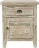 Jofran Inc. Artisan's Craft Washed Gray Accent Table-1