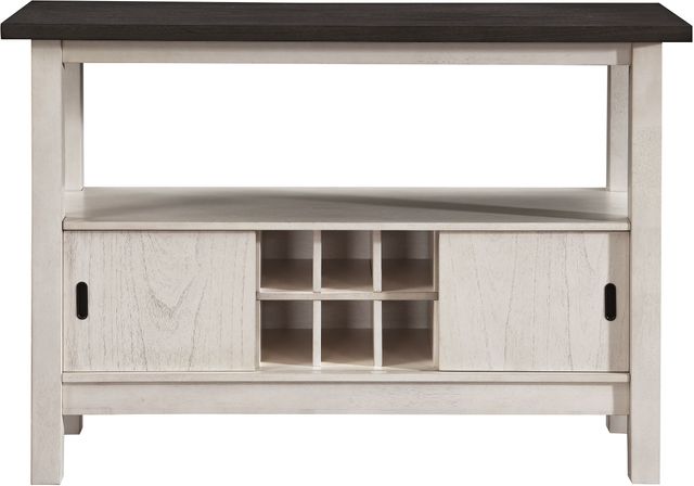 Crown Mark Maribelle Chalk/Warm Gray Chalk Server-3