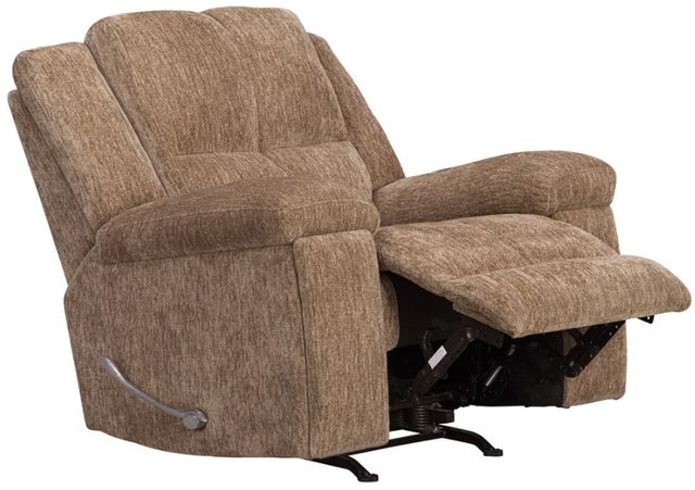 Parker House® Bronco Plush Tobacco Manual Rocker Recliner-2