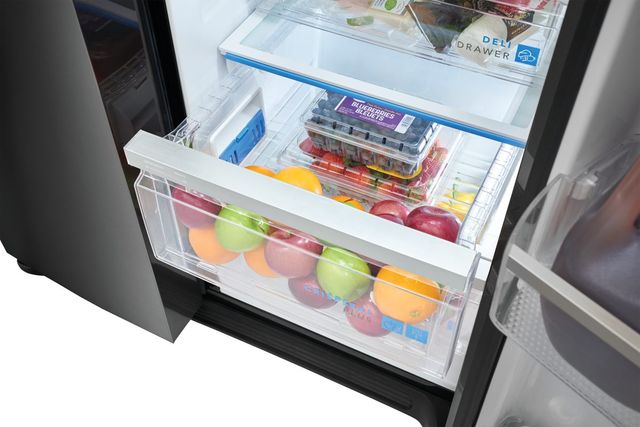 Frigidaire Gallery® 36 in. 22.2 Cu. Ft. Black Stainless Steel Counter Depth Side-by-Side Refrigerator-5
