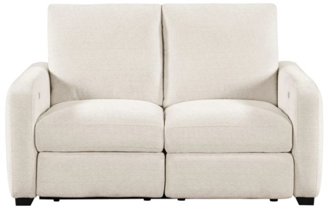 Homelegance® Vera Beige Power Double Reclining Loveseat-1
