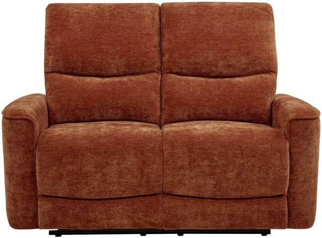 Coaster® Navarro Burnt Orange Upholstered Reclining Loveseat-4