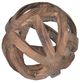 A & B Home Brown 8" Ravello Decorative Sphere-0