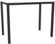 Amisco Customizable Azilis 54" Rectangular Bar Height Pub Table with 0.5" White Glass Top-0
