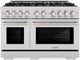 ZLINE Select 48" Stainless Steel Pro Style Gas Range-0
