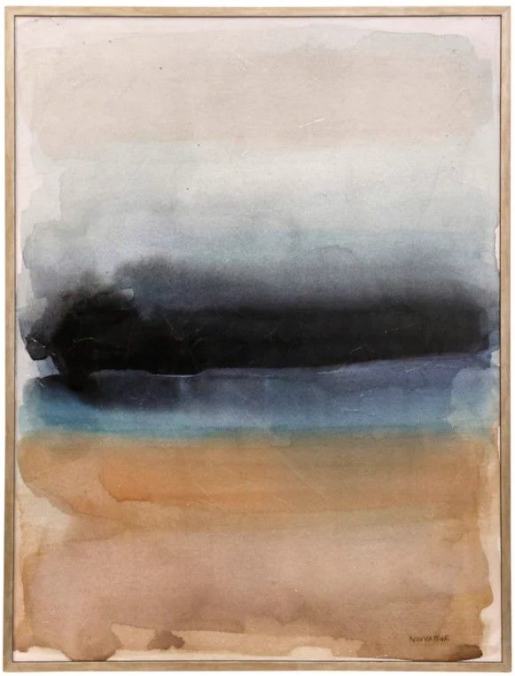 Stylecraft Norman Wyatt Home Coastal Rain Wall Art-0