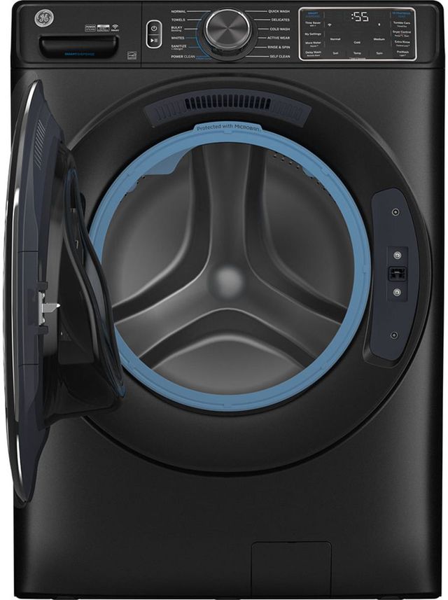 GE® 5.8 Cu. Ft. Carbon Graphite Front Load Washer-1