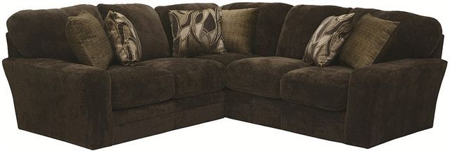 Jackson Furniture Everest 2-Piece Chocolate Sectional Sofa Set-0