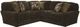 Jackson Furniture Everest 2-Piece Chocolate Sectional Sofa Set-0