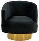 VIG Furniture Divani Casa Basalt Black/Gold Chair-1