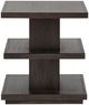 Magnussen Home® Shaffer Velvet Roast Brown Rectangular End Table-3