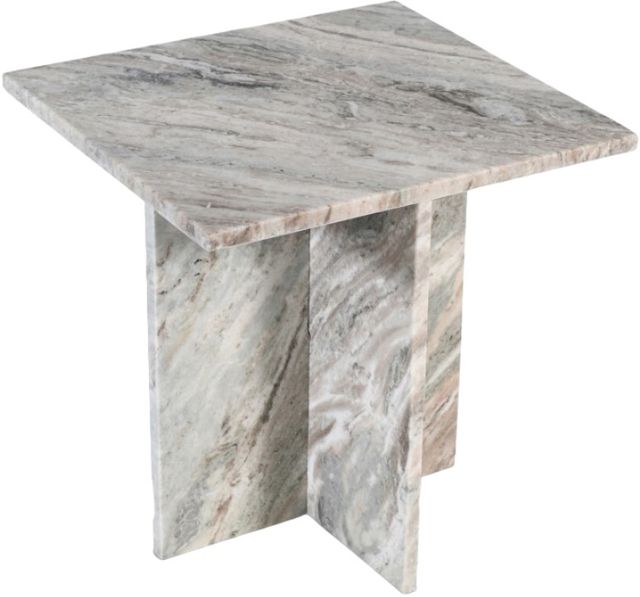 Meridian Furniture Verona Brown Marble End Table-0