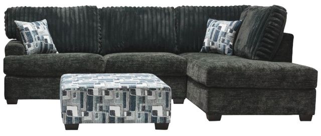 American Wholesale Furniture Galactic Charcoal Ottoman-1