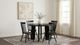 Coaster® Strouse 5-Piece Black Wood Dining Table Set-1