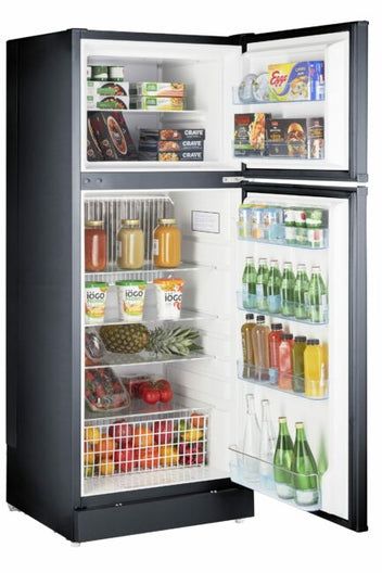 Unique Appliances 27" 14.0 Cu. Ft. Midnight Black Counter Depth Top Freezer Refrigerator-2