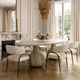 TOV Furniture Tatum Black/Cream Dining Chair-1