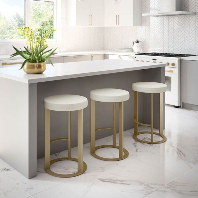 Amisco Customizable Allegro Upholstered Counter Stool-1