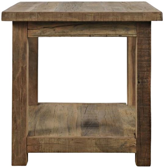 Jofran Inc. Reclamation Brown End Table-2